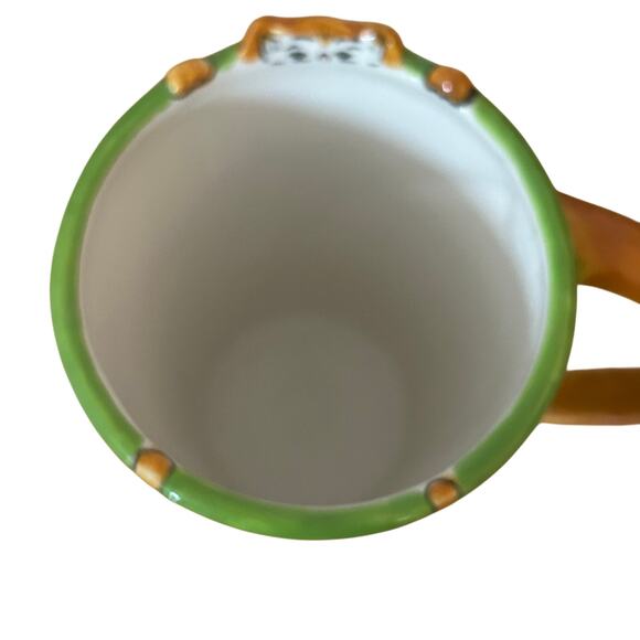 Vintage peeking cat mug cup coffee tea funny - Picture 4 of 4